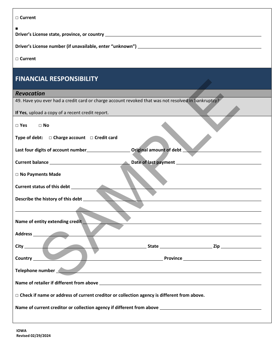 Character Report Application - Sample - Iowa, Page 32