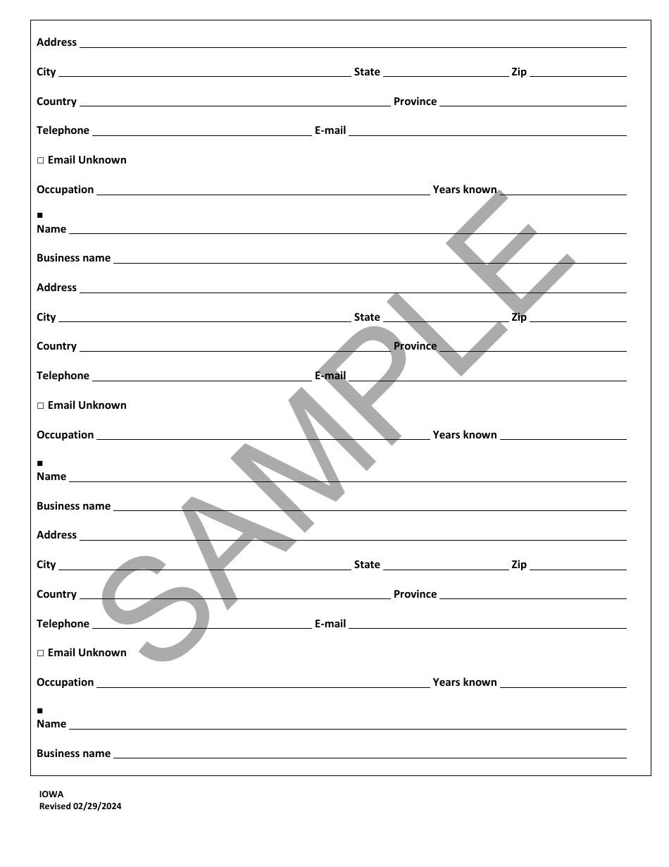 Character Report Application - Sample - Iowa, Page 39