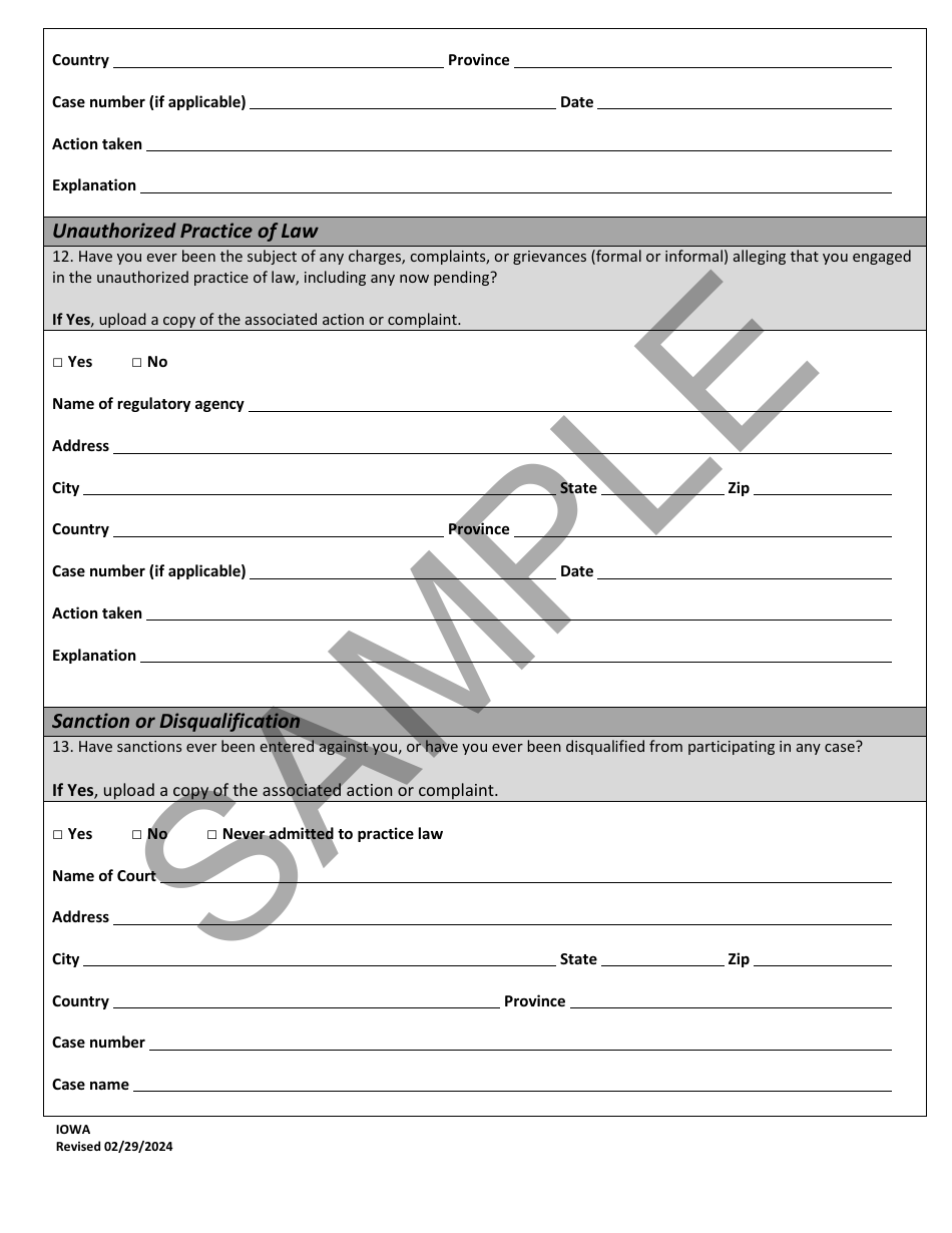 Character Report Application - Sample - Iowa, Page 7