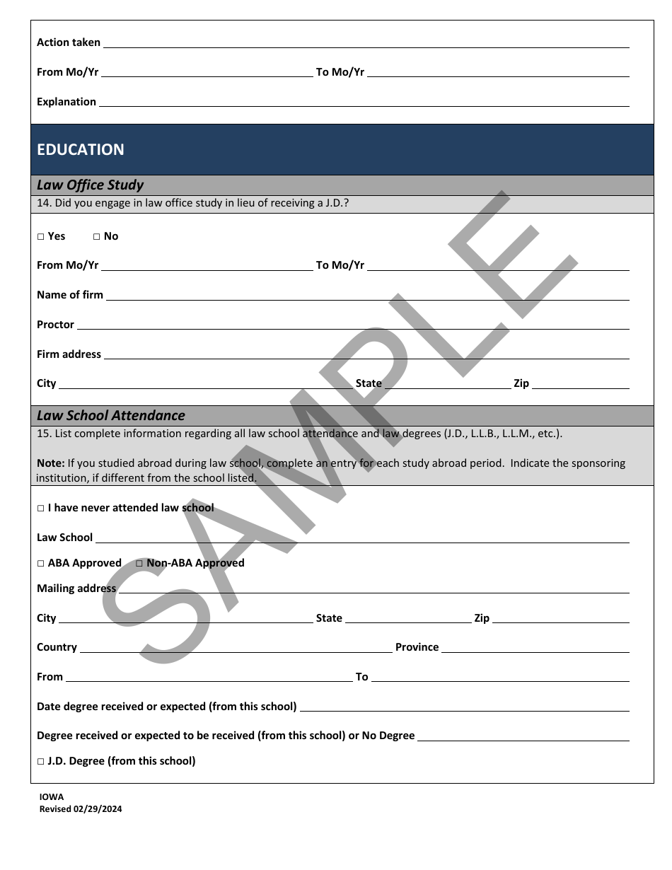 Character Report Application - Sample - Iowa, Page 8