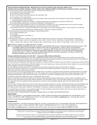 Form 2578 Corporate Officer Exclusion Request - Oregon, Page 2