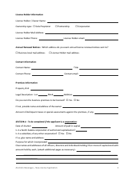 Application for Alcoholic Beverage License - City of Williston, North Dakota, Page 2