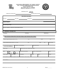 Form DPSSP0092 Gaming Employee State Certification Renewal Application - Louisiana, Page 7