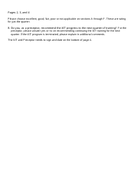 Form CDPH501 Administrator-In-training (Ait) Evaluation Report - California, Page 6