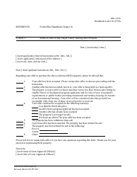 Form HB-1-3550 Handbook Letters - Direct Single Family Housing Loans and Grants - Field Office Handbook, Page 15