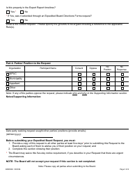 Form ARB004E Expedited Board Directions Form (Motions/Adjournment) - Ontario, Canada, Page 2