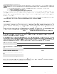 Formulario 2824-ELS Solicitud De Asistencia Para Servicios De Energia - Nevada (Spanish), Page 9