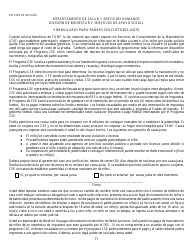 Formulario 2905-EGS Solicitud De Asistencia Publica - Nevada (Spanish), Page 14