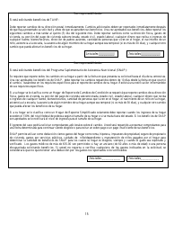 Formulario 2905-EGS Solicitud De Asistencia Publica - Nevada (Spanish), Page 18
