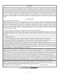 Formulario 2905-EGS Solicitud De Asistencia Publica - Nevada (Spanish), Page 22