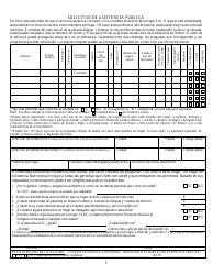 Formulario 2905-EGS Solicitud De Asistencia Publica - Nevada (Spanish), Page 4