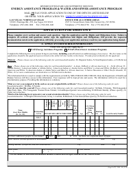 Form 2824-EL Application for Assistance - Energy Assistance Program &amp; Water and Sewer Assistance Program - Nevada, Page 4