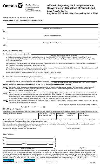 Form 1205E  Printable Pdf
