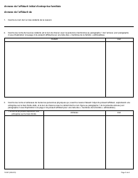 Forme LT100 (1204F) Affidavit Initial D&#039;entreprise Familiale - Ontario, Canada (French), Page 3