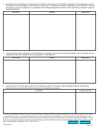 Form LT100 (1204E) Initial Family Business Affidavit - Ontario, Canada, Page 4