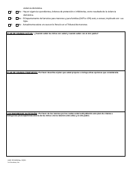 Formulario LASC FCS042S Evaluacion Del Plan De Crianza- Cuestionario Para Los Padres - County of Los Angeles, California (Spanish), Page 3