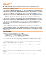 Instructions for Used Oil Annual Report - Utah, Page 3