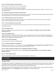 Instructions for Form FT817 Fuel Tax Distributor Return - Ontario, Canada, Page 4