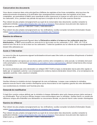 Instruction pour Forme FT817, ON00571F Declaration Relative a La Taxe Sur Les Carburants Pour Les Distributeurs - Ontario, Canada (French), Page 3