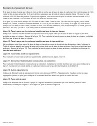 Instruction pour Forme FT817, ON00571F Declaration Relative a La Taxe Sur Les Carburants Pour Les Distributeurs - Ontario, Canada (French), Page 7