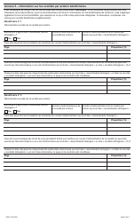 Forme 9986F Renseignements Prescrits Pour L&#039;application De L&#039;article 5.0.1 De La Loi Sur Les Droits De Cession Immobiliere - Ontario, Canada (French), Page 9