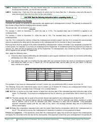 Form IT-210 Underpayment of Estimated Tax by Individuals Worksheet - West Virginia, Page 4