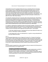 Request for Environmental Information - Nevada, Page 2