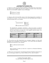 Hotel/Motel Tax Complaint Form - Georgia (United States), Page 4