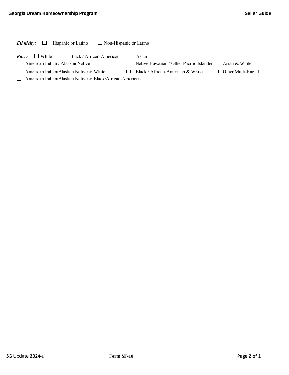 Form SF-10 Download Printable PDF or Fill Online Loan Applicant Profile ...