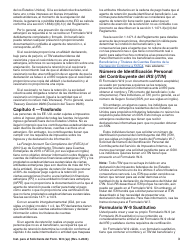 Instrucciones para IRS Formulario W-9 (SP) Solicitud Y Certificacion Del Numero De Identificacion Del Contribuyente (Spanish), Page 3