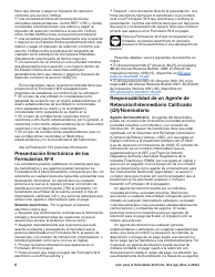 Instrucciones para IRS Formulario W-9 (SP) Solicitud Y Certificacion Del Numero De Identificacion Del Contribuyente (Spanish), Page 6