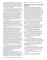 Instrucciones para IRS Formulario W-9 (SP) Solicitud Y Certificacion Del Numero De Identificacion Del Contribuyente (Spanish), Page 7