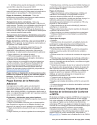 Instrucciones para IRS Formulario W-9 (SP) Solicitud Y Certificacion Del Numero De Identificacion Del Contribuyente (Spanish), Page 8