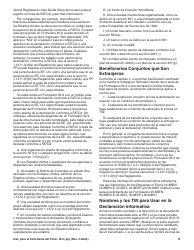 Instrucciones para IRS Formulario W-9 (SP) Solicitud Y Certificacion Del Numero De Identificacion Del Contribuyente (Spanish), Page 9