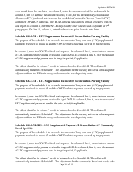Instructions for Mainecare Cost Report for Multilevel Nursing Facilities With a Community Based Specialty (Cbs) Unit and a Brain Injury (BI) Unit - Maine, Page 10
