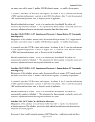 Instructions for Mainecare Cost Report for Multilevel Nursing Facilities With 1 Rcf Unit and Community Based Specialty (Cbs) Unit - Maine, Page 14