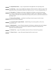 Mainecare Cost Report Checklist - Residential Care Facilities - Maine, Page 3
