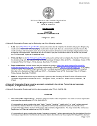 Document preview: Form SS-4418 Charter Nonprofit Corporation - Tennessee