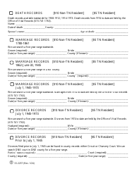 Form SS-2237 Vital Records Request Form - Tennessee, Page 2
