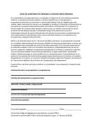 Aviso Para El Nuevo Empleado - California (Spanish), Page 8