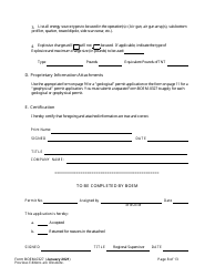 Form BOEM-0327 Application for Permit to Conduct Geological or Geophysical Exploration for Mineral Resources of Scientific Research on the Outer Continental Shelf, Page 8