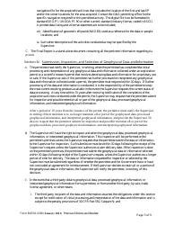 Form BOEM-0328 Permit for Geophysical Exploration for Mineral Resources or Scientific Research on the Outer Continental Shelf, Page 5