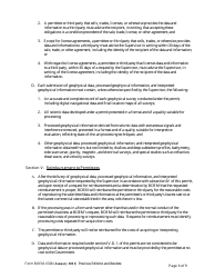Form BOEM-0328 Permit for Geophysical Exploration for Mineral Resources or Scientific Research on the Outer Continental Shelf, Page 6