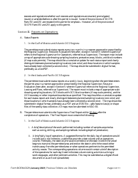 Form BOEM-0329 Permit for Geological Exploration for Mineral Resources or Scientific Research on the Outer Continental Shelf, Page 3