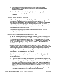 Form BOEM-0329 Permit for Geological Exploration for Mineral Resources or Scientific Research on the Outer Continental Shelf, Page 8
