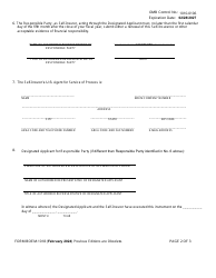 Form BOEM-1018 Self-insurance Information, Page 2