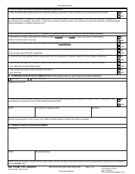 DAF Form 1185 Commander&#039;s Impact Statement for Medical Evaluation Board, Page 2