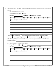 Form 3F-P-302 Petition for an Order for Protection - Hawaii, Page 3