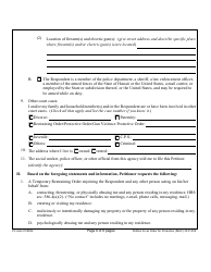 Form 3F-P-302 Petition for an Order for Protection - Hawaii, Page 6