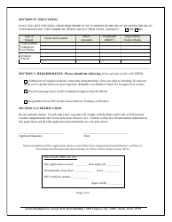 Form H Geoscientist-In-training Certification (Git) Initial Application - Texas, Page 2